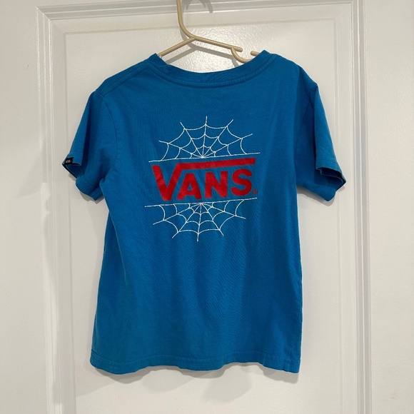 Vans | Kids size 4/S Vans Spider-Man Marvel Short Sleeve Tee Cotton - Picture 2 of 6